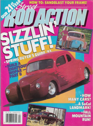 STREET ROD ACTION 1993 APR - FALL MOUNTAIN RUN, BUILD A RIGHTEOUS MOPAR II